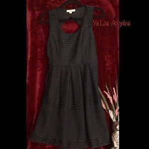 🖤 Ya Los Angeles Black midi Dress